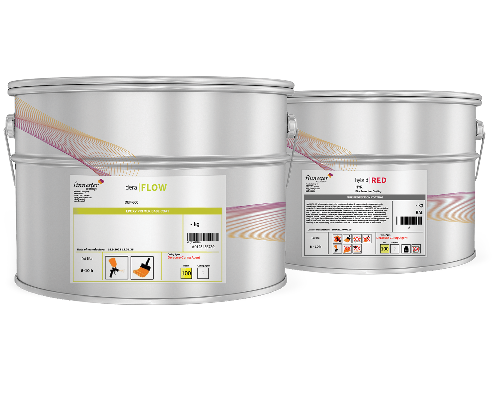HybridFLOW 312/314 and HybridRED 200 | Finnester Coatings